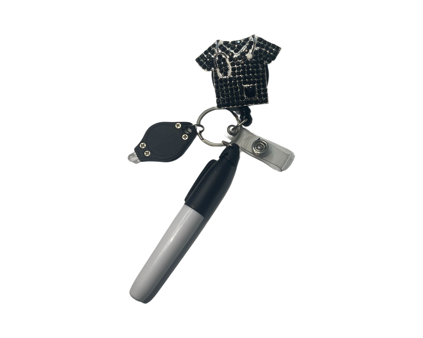 BR-28 Black Rhinestone Top