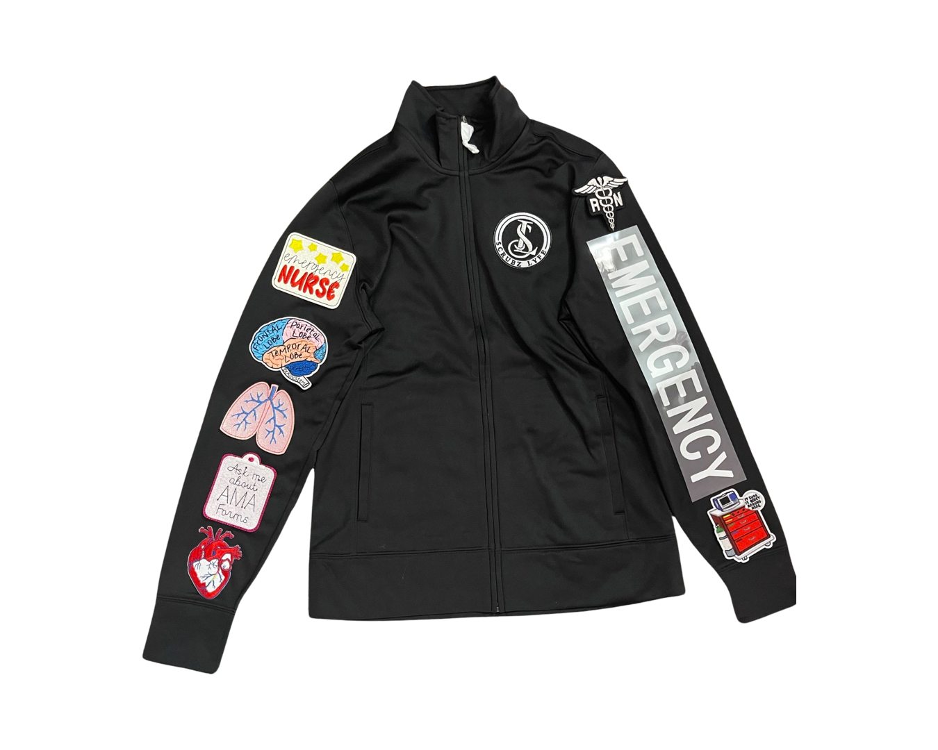 Emergency RN Jacket #2 W/ Pink Lung