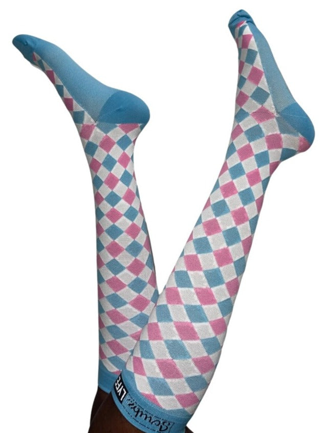 S-25 Pink & Blue Diamonds