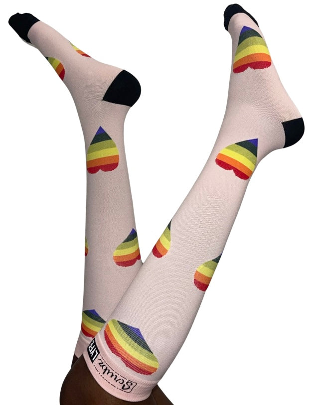 S-34 Pink Rainbow Hearts