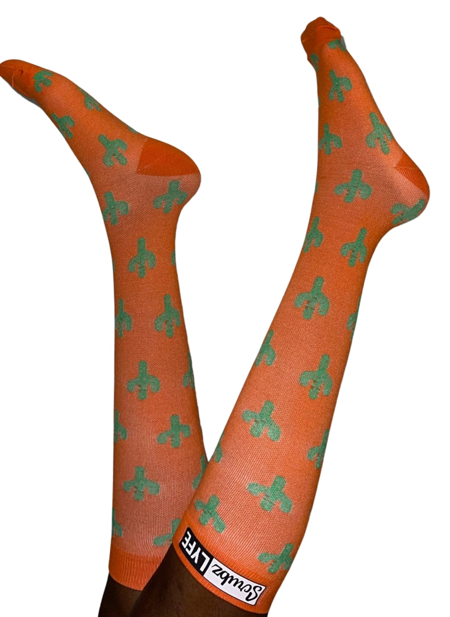 S-63 Cactus orange Sock