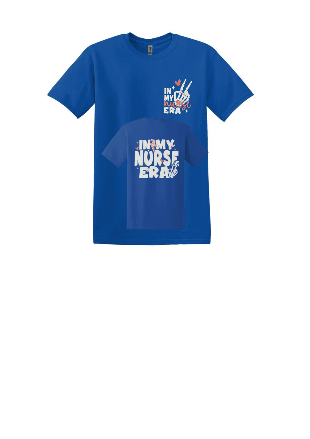 "In My Nurse Era" Front & Back Unisex Shirt or Crew