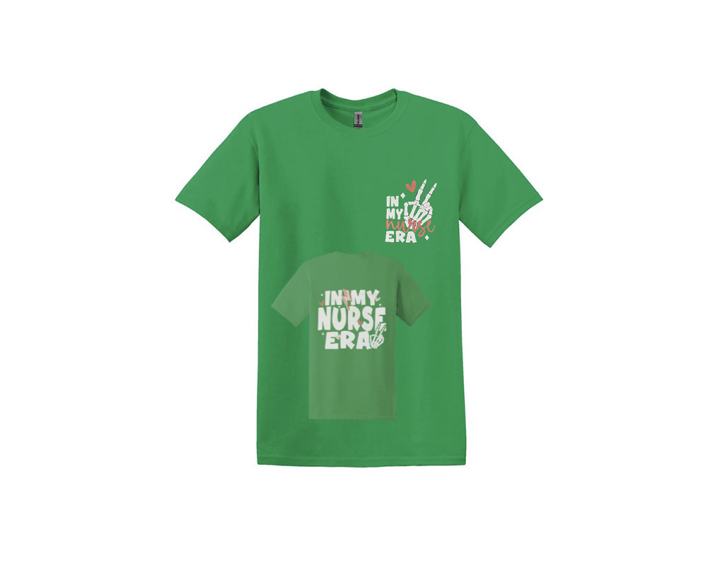 "In My Nurse Era" Front & Back Unisex Shirt or Crew