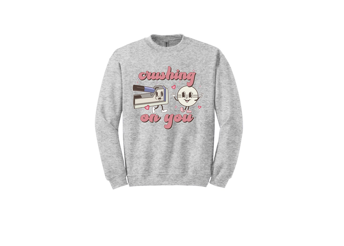 Crushing on U Unisex Shirts or Crew