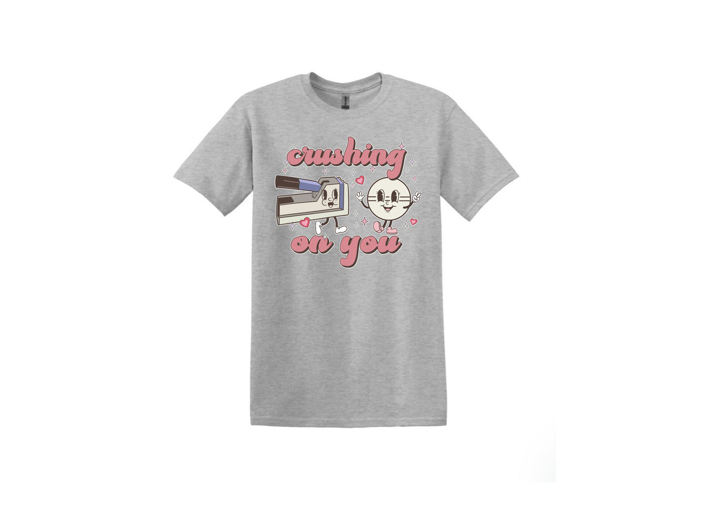 Crushing on U Unisex Shirts or Crew