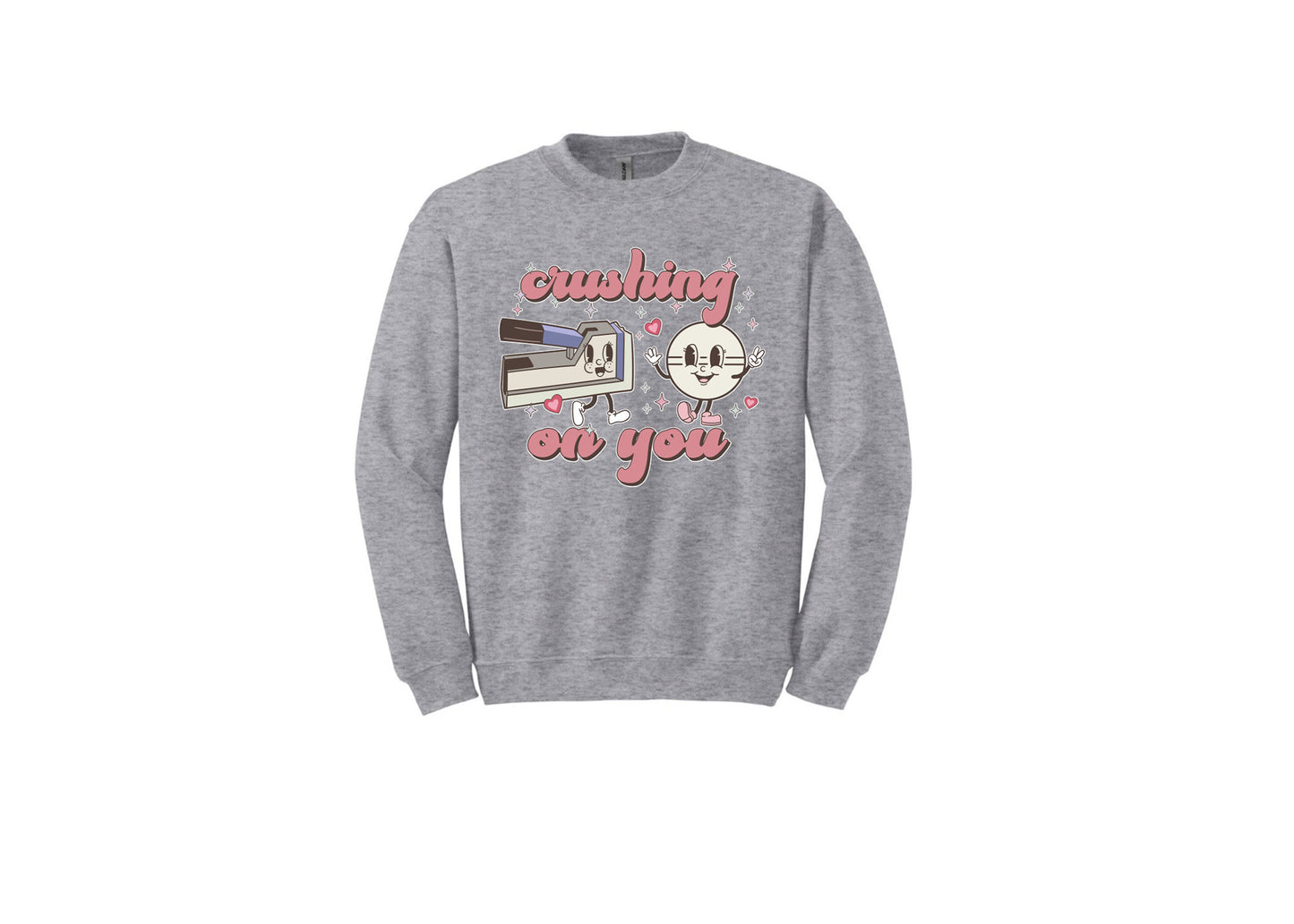 Crushing on U Unisex Shirts or Crew