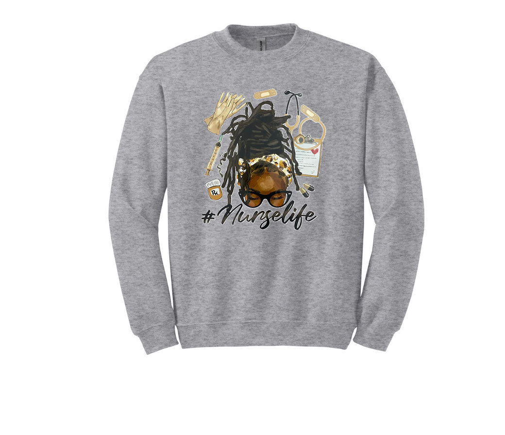 Nurse Life Unisex Shirt or Crew