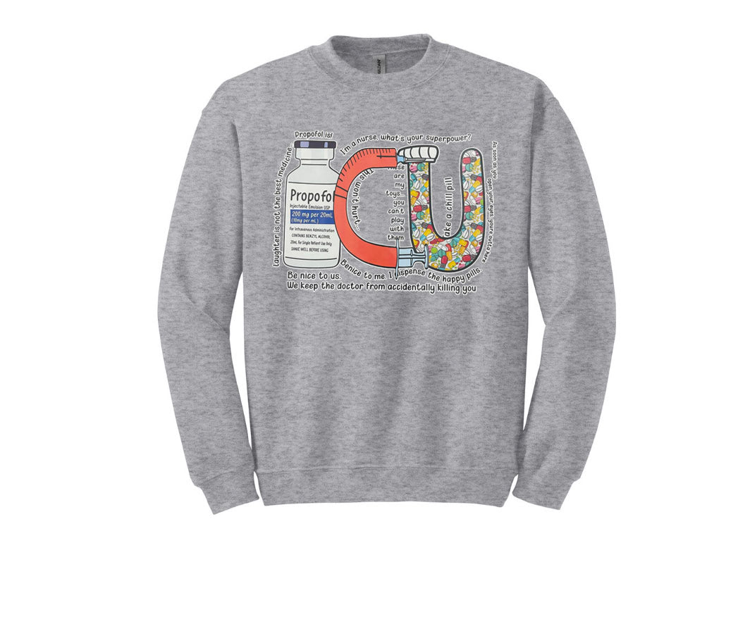 ICU Unisex Shirt or Crew