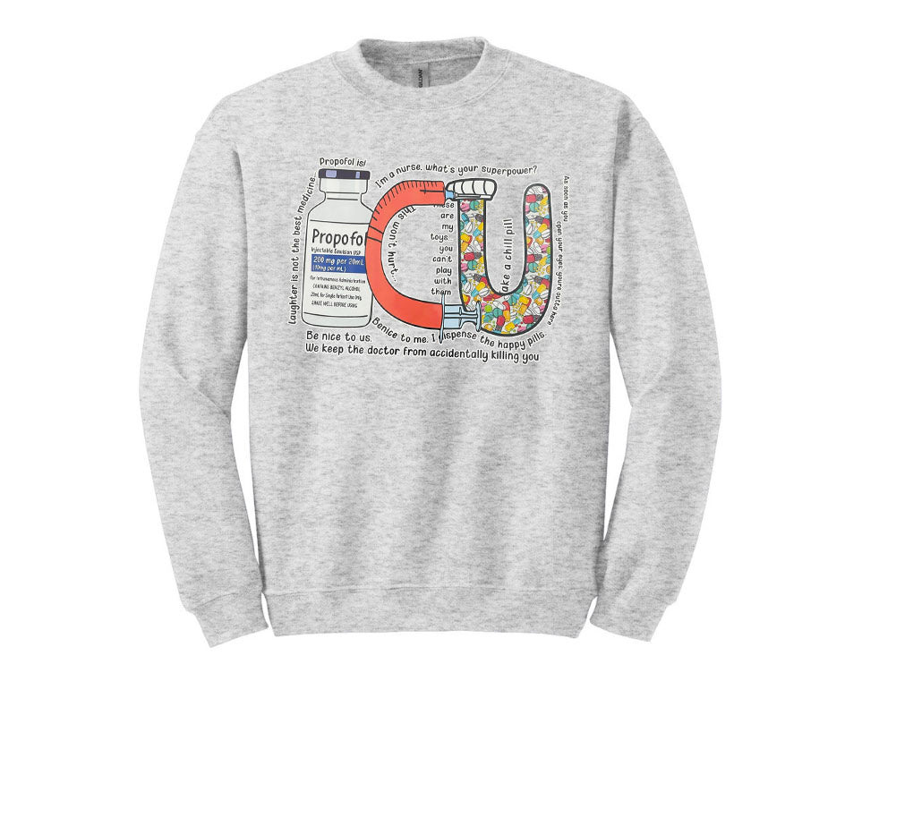 ICU Unisex Shirt or Crew