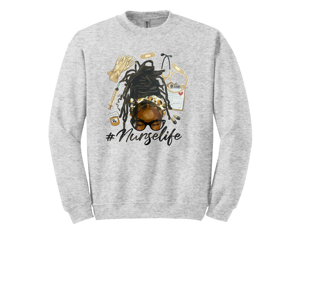 Nurse Life Unisex Shirt or Crew