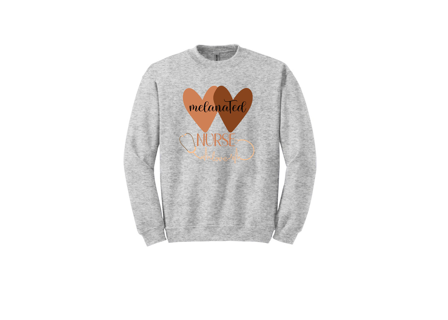 Melanated Nurse Unisex Shirt or Crew