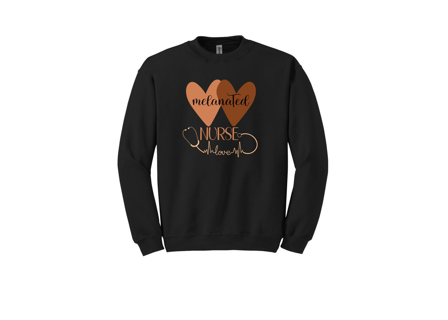 Melanated Nurse Unisex Shirt or Crew