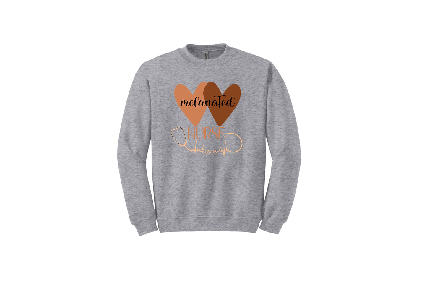 Melanated Nurse Unisex Shirt or Crew