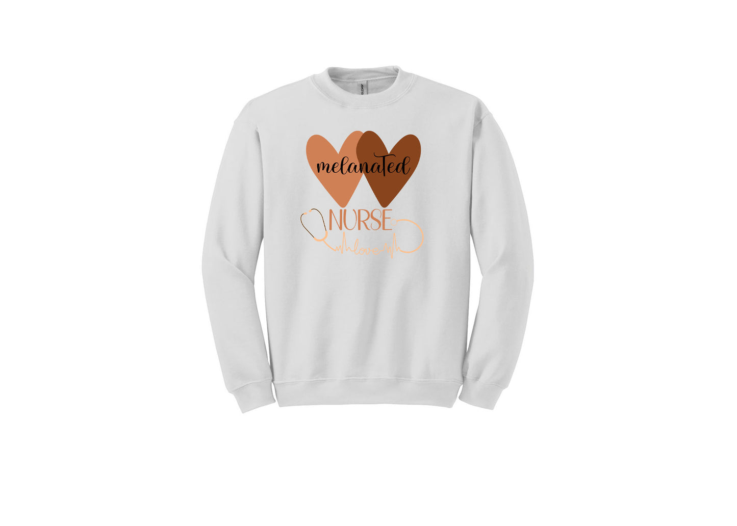 Melanated Nurse Unisex Shirt or Crew