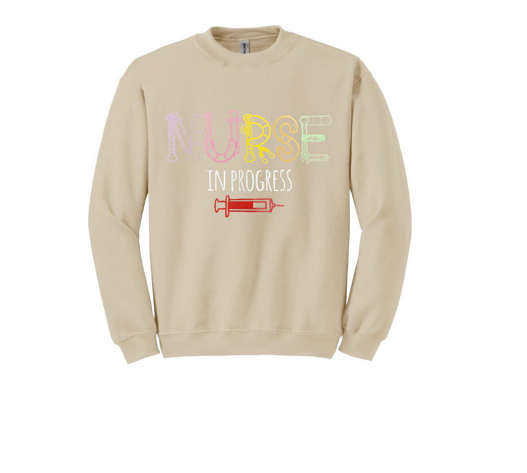 Nurse In Progress Unisex Shirt or Crew