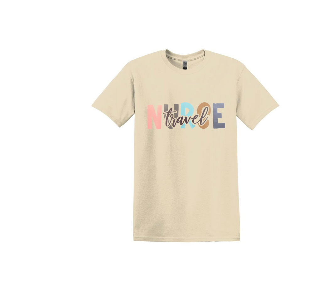 Travel Nurse Unisex Shirt or Crew