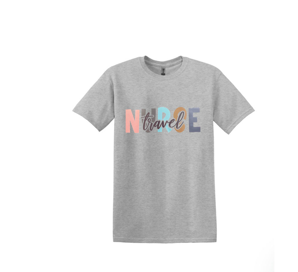 Travel Nurse Unisex Shirt or Crew