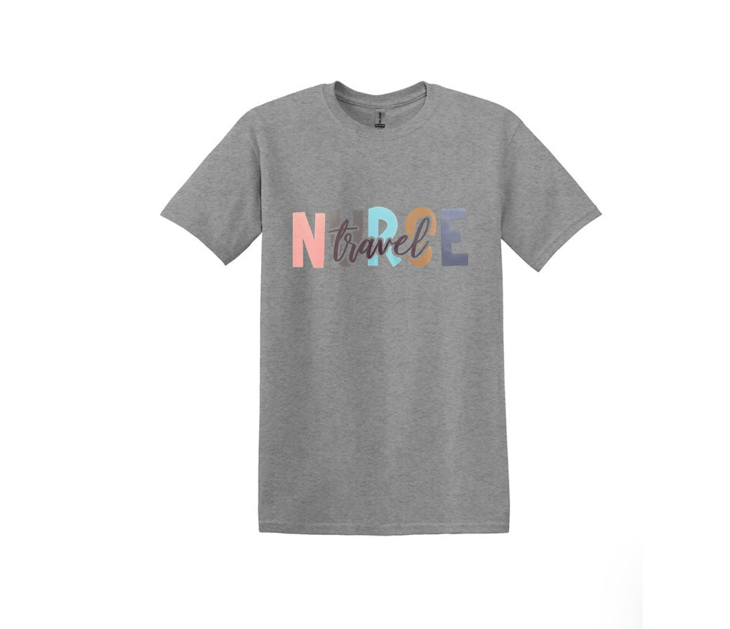 Travel Nurse Unisex Shirt or Crew