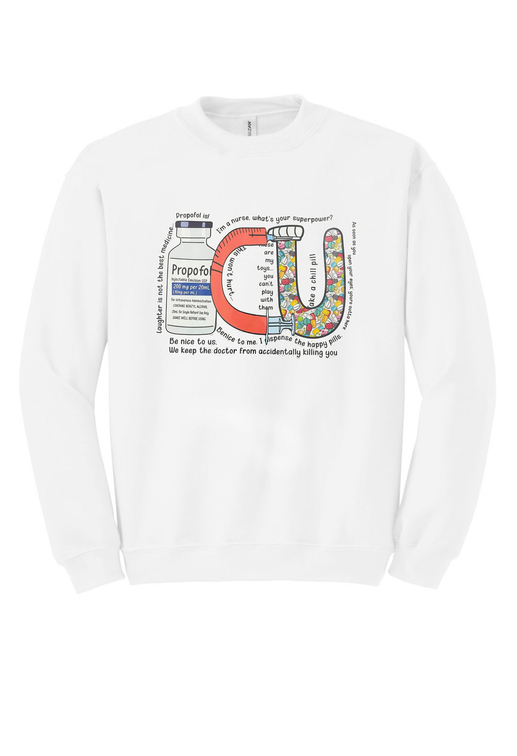ICU Unisex Shirt or Crew