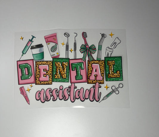 T-301 Dental Assistant (green&pink)