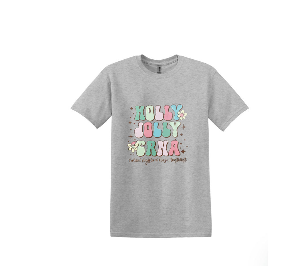 Holly Jolly CRNA Unisex Shirt or Crew