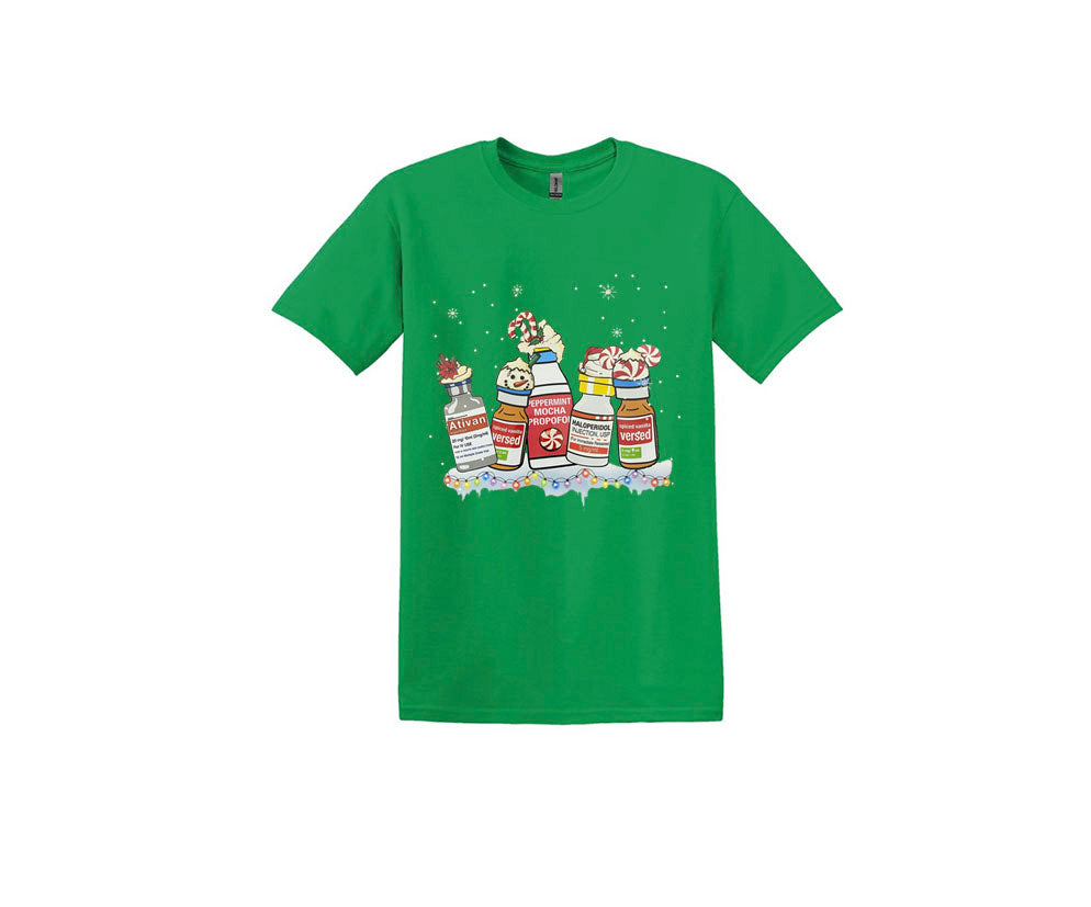 Xmas Sedation Unisex Shirt or Crew