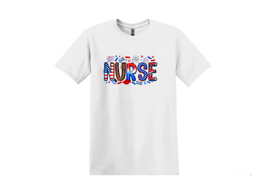 Nurse 4th July fireworks